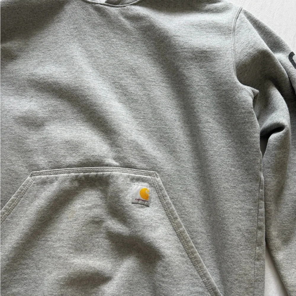 Carhartt Men's Gray Hoodie Sweater - Picture 2 of 5